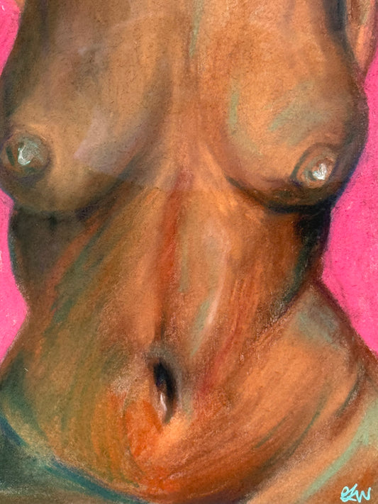 Pastel Study Raffle Ticket